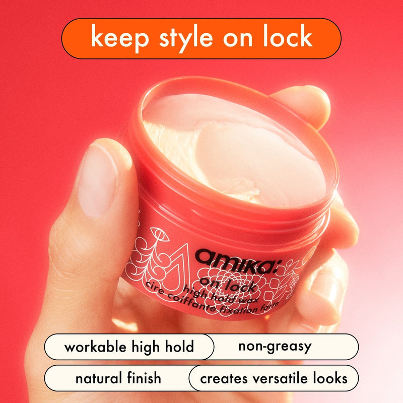 on lock | high hold hair wax