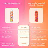 perk up plus | extended clean dry shampoo