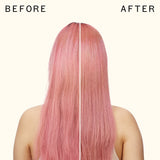 before and after using soulfood nourishing mask | amika