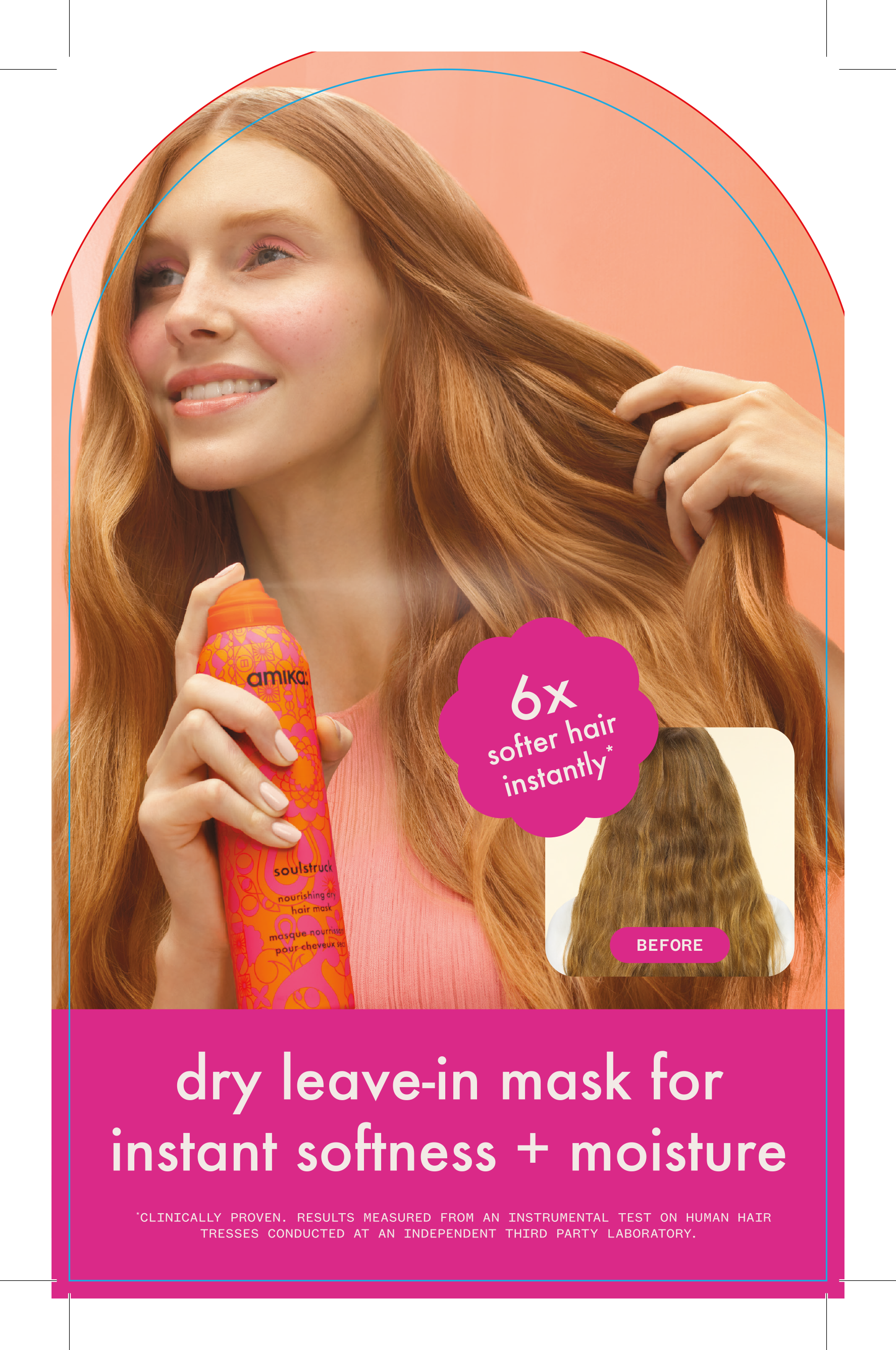 shelf talker - soulstruck nourishing dry hair mask