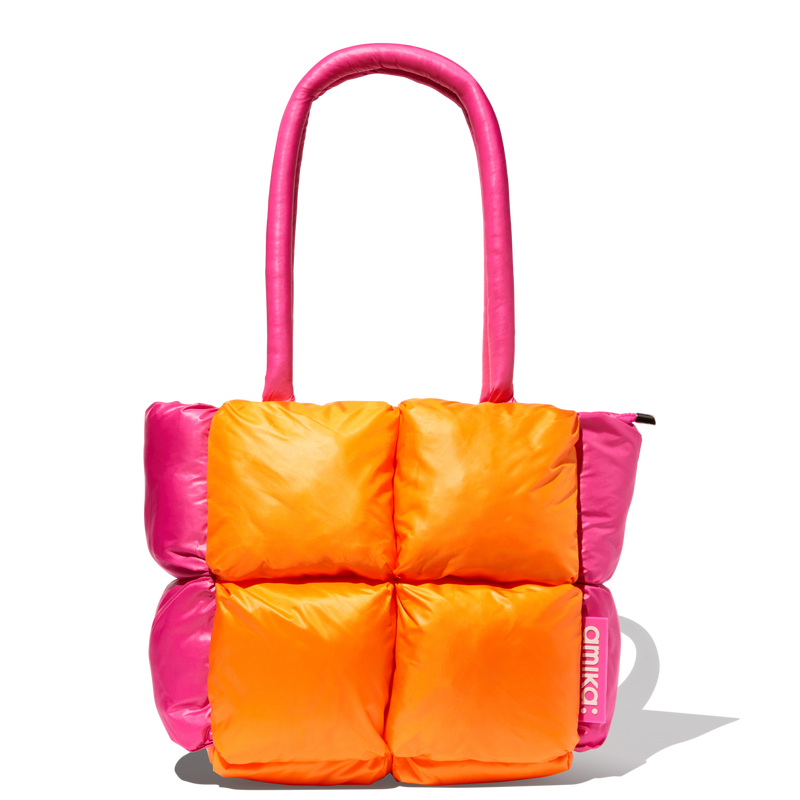 holiday quilted tote bag