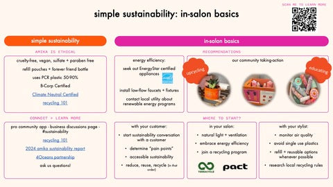 simple sustainability in-salon basics