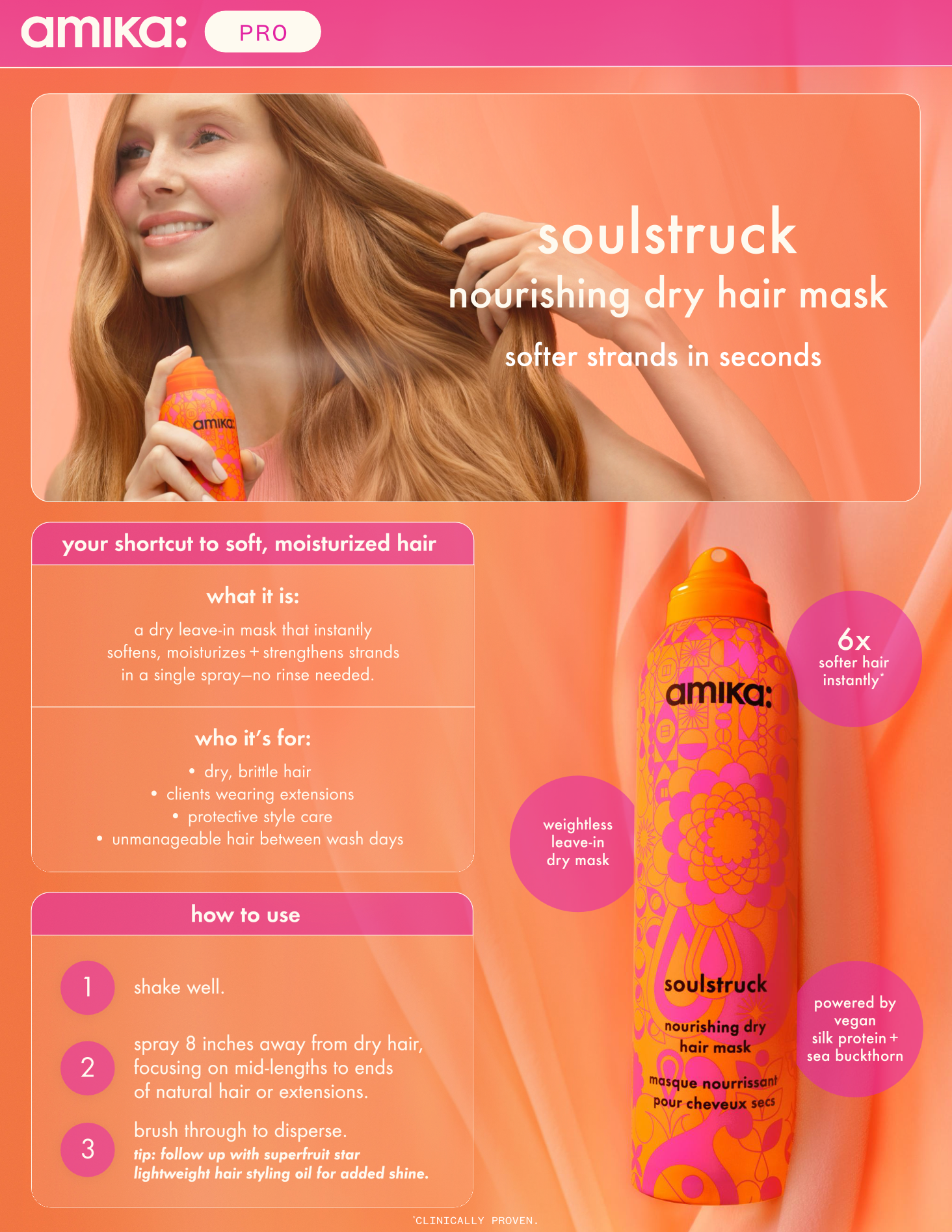 stylist guide - soulstruck nourishing dry hair mask